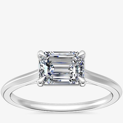 East West Engagement Ring